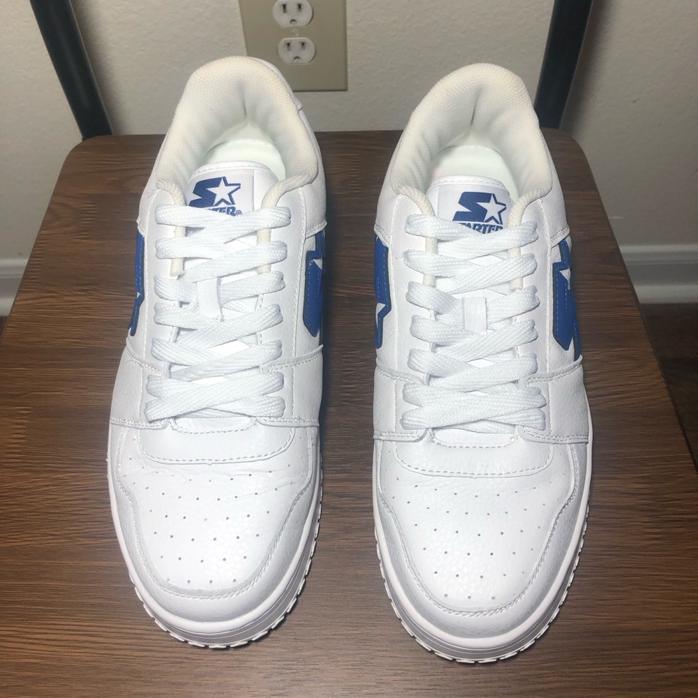 Starter LFS 1 Size 9.5M Men Sneaker White Blue Shoes 430-10160